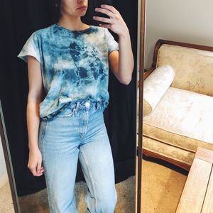 Alternative Distressed Vintage Tie Dye Tee